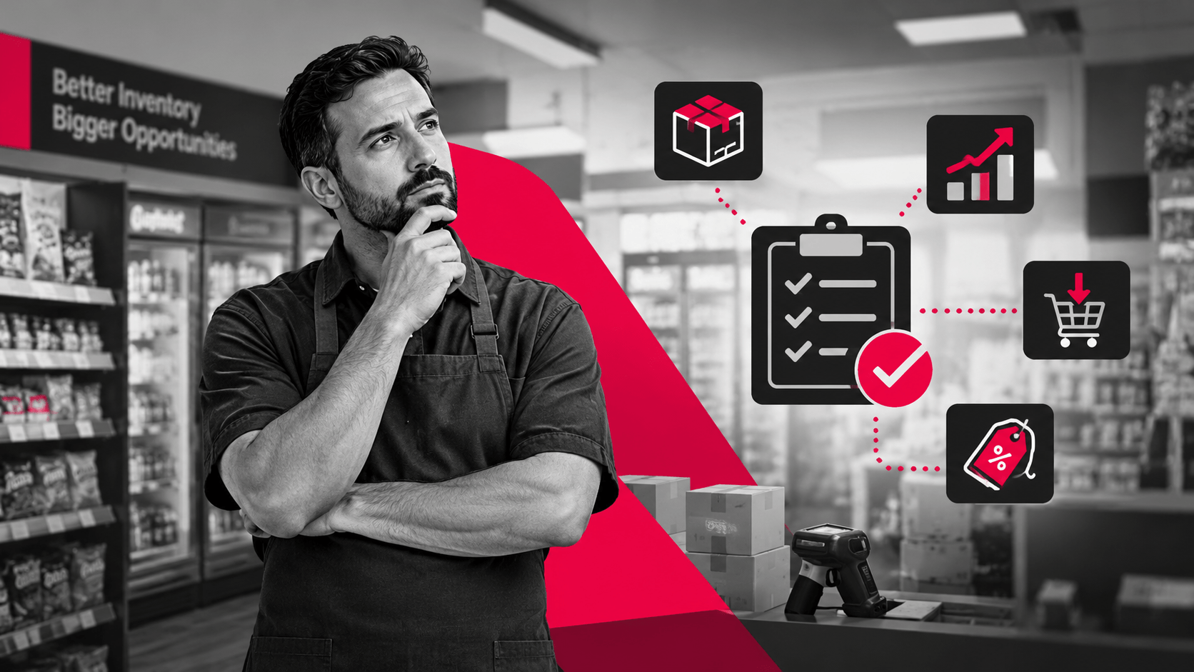 Inventory data compared with sales and product movement to support better purchasing decisions