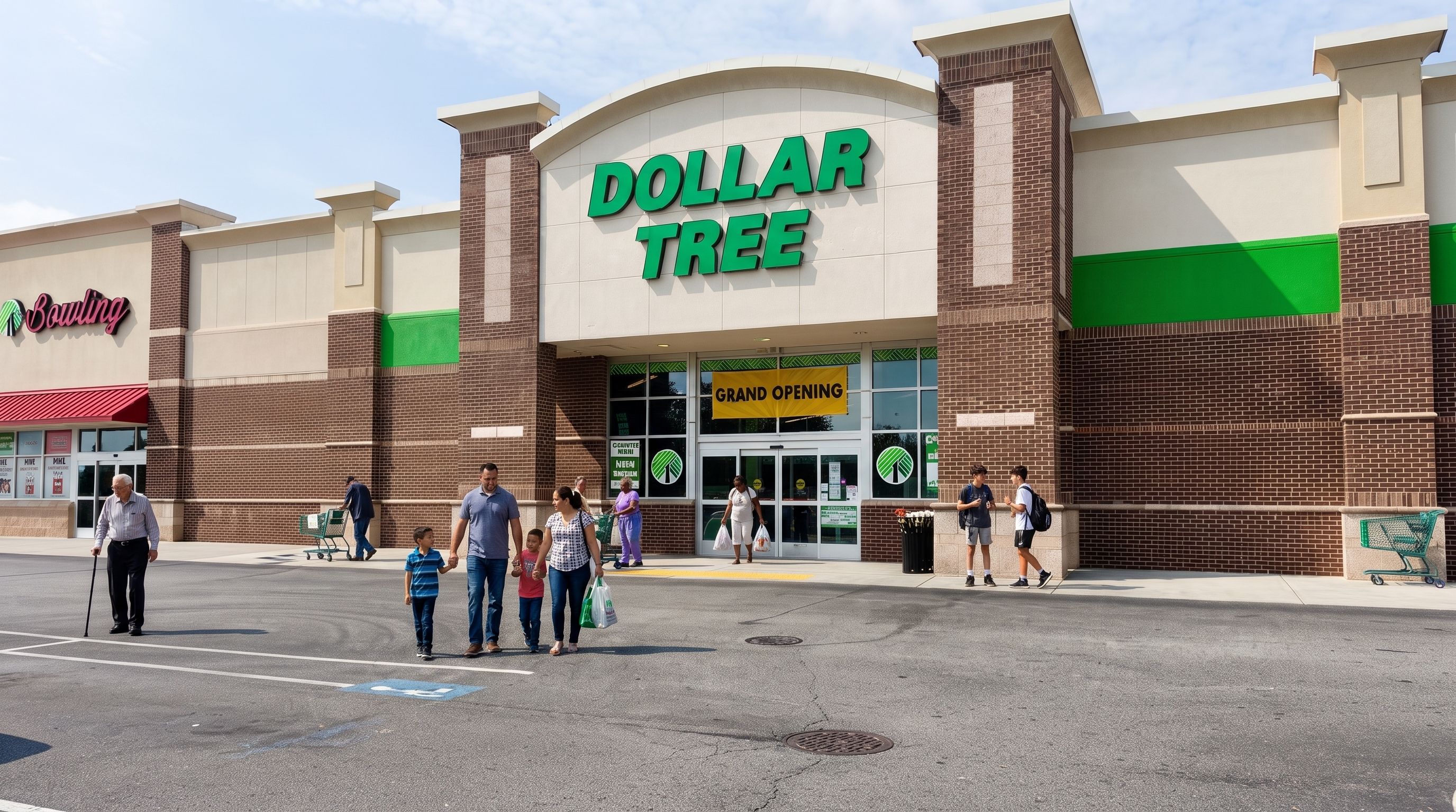 Dollar Tree store exterior representing retail expansion and store growth strategy
